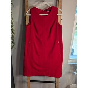 Tommy Hilfiger Red Sleeveless Dress Size 8 NWT
